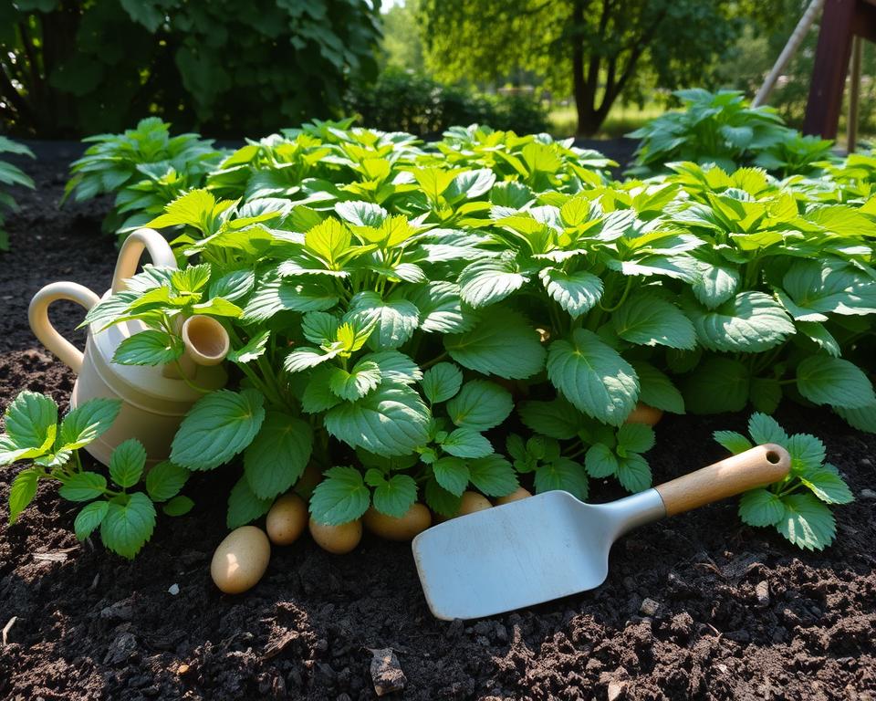 Entretien plants de pomme de terre