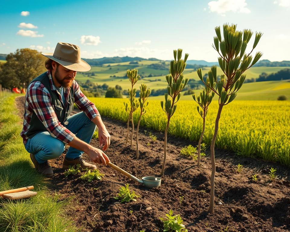 Plantation et entretien de l'eucalyptus