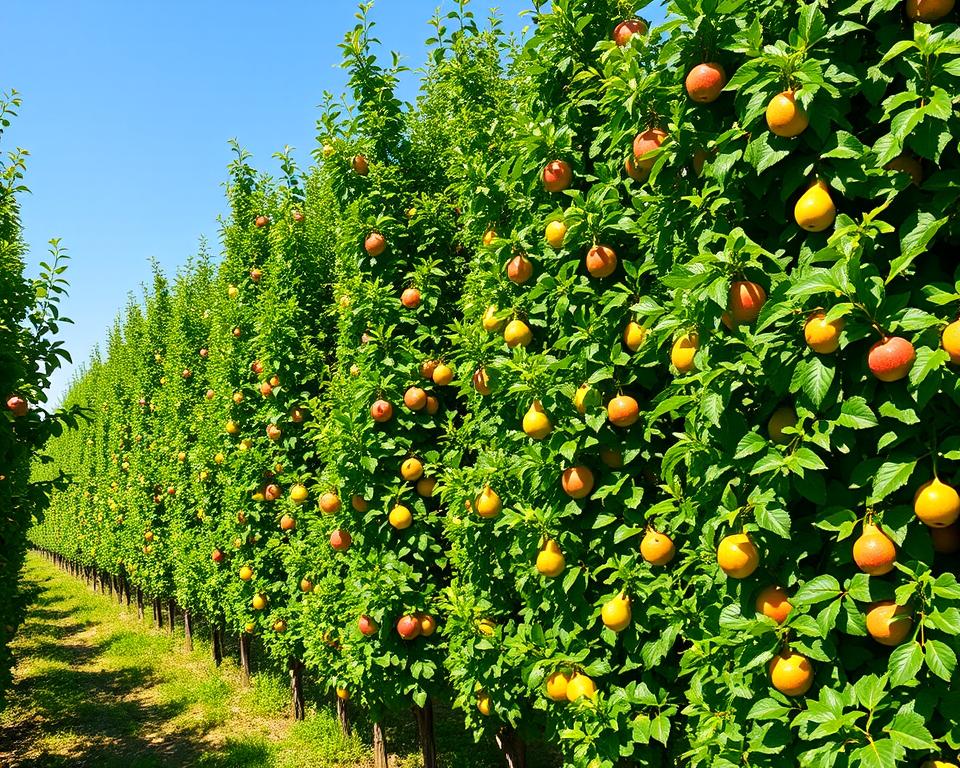 Variétés d'arbres fruitiers colonnaires