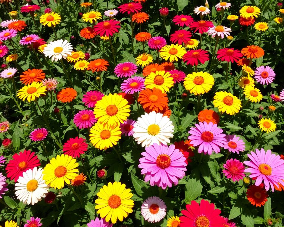 Variétés de zinnias