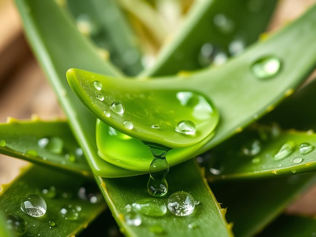 aloe vera peau