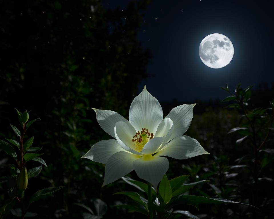 fleur de lune dans un jardin