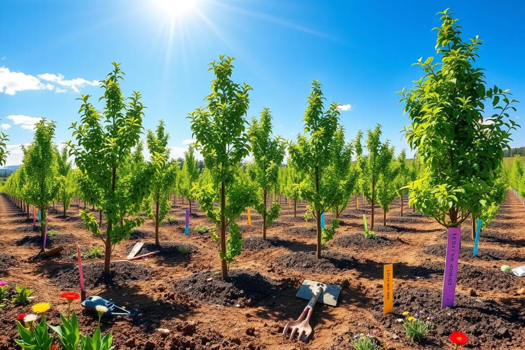 période plantation arbres croissance rapide