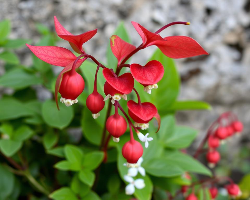 plante goutte de sang