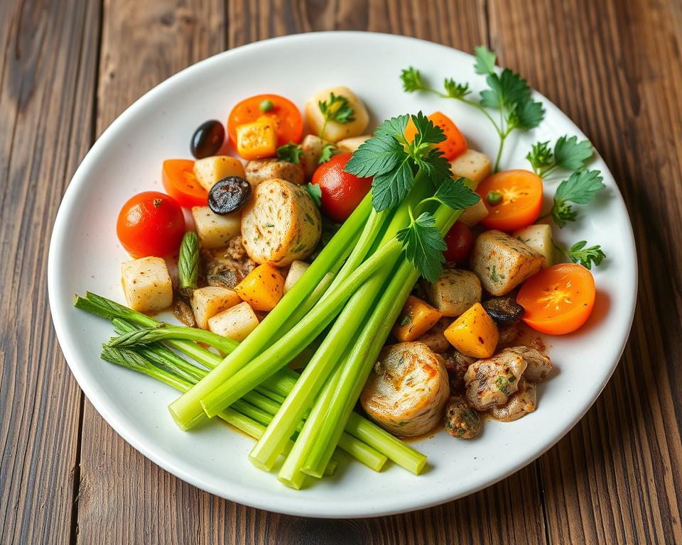 plat à base d'angélique