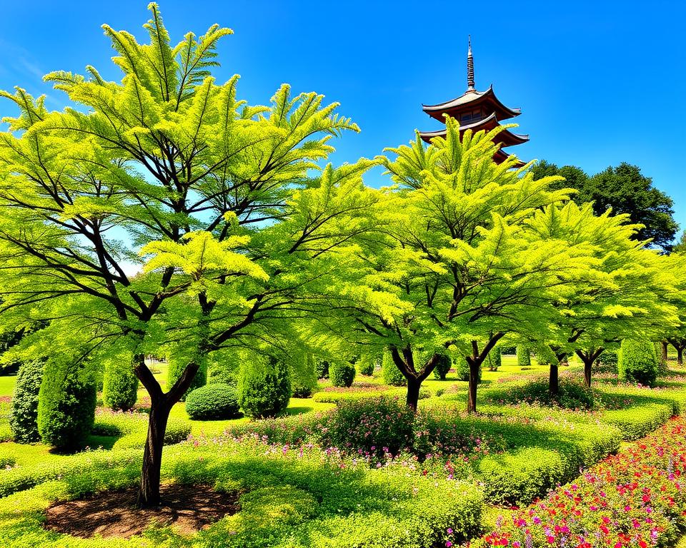 sophora japonica plantation