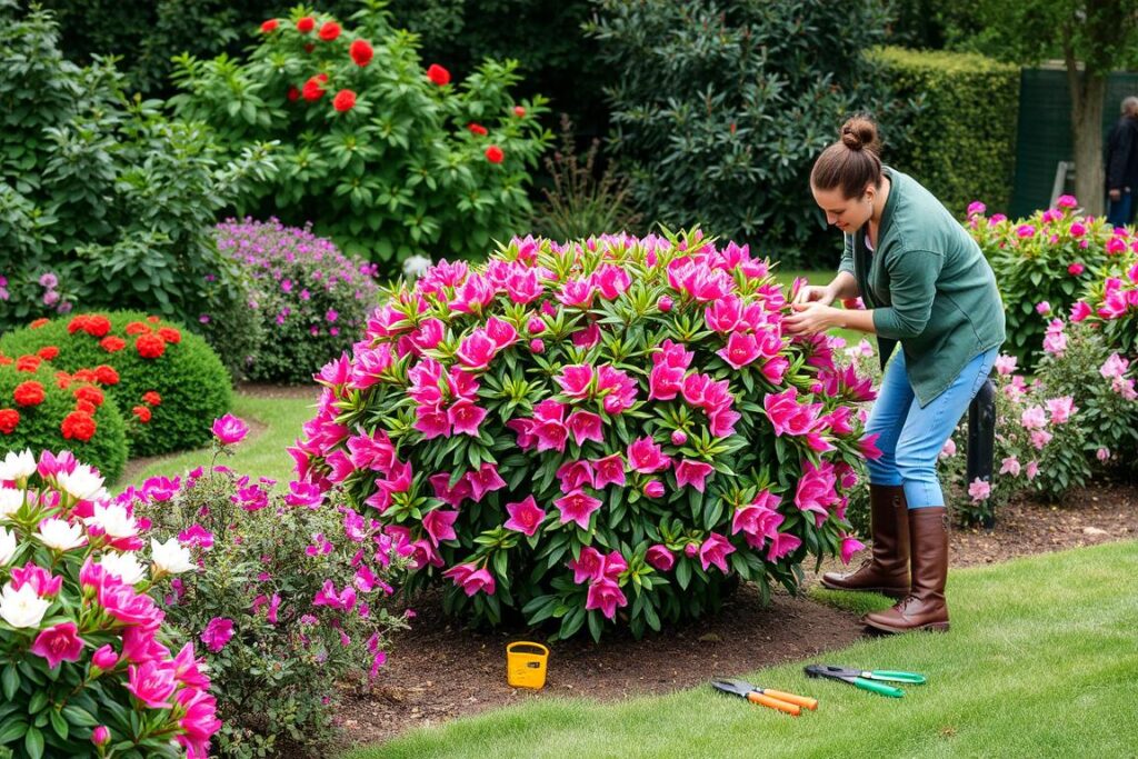 tailler les rhododendrons forme