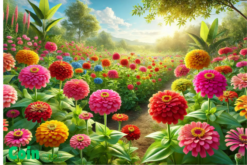 zinnias