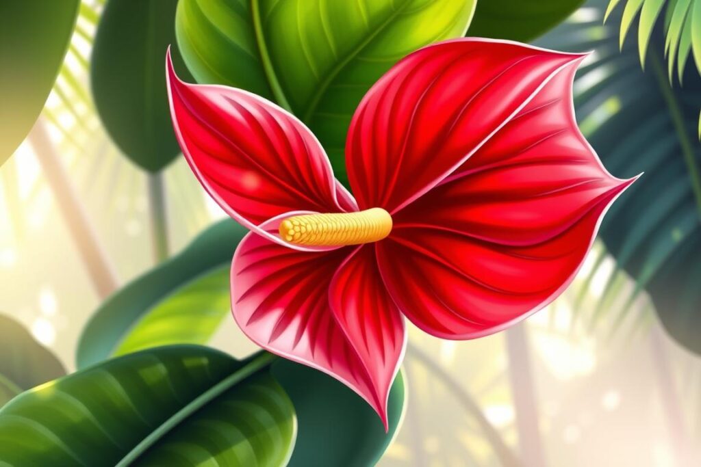 description anthurium andraeanum