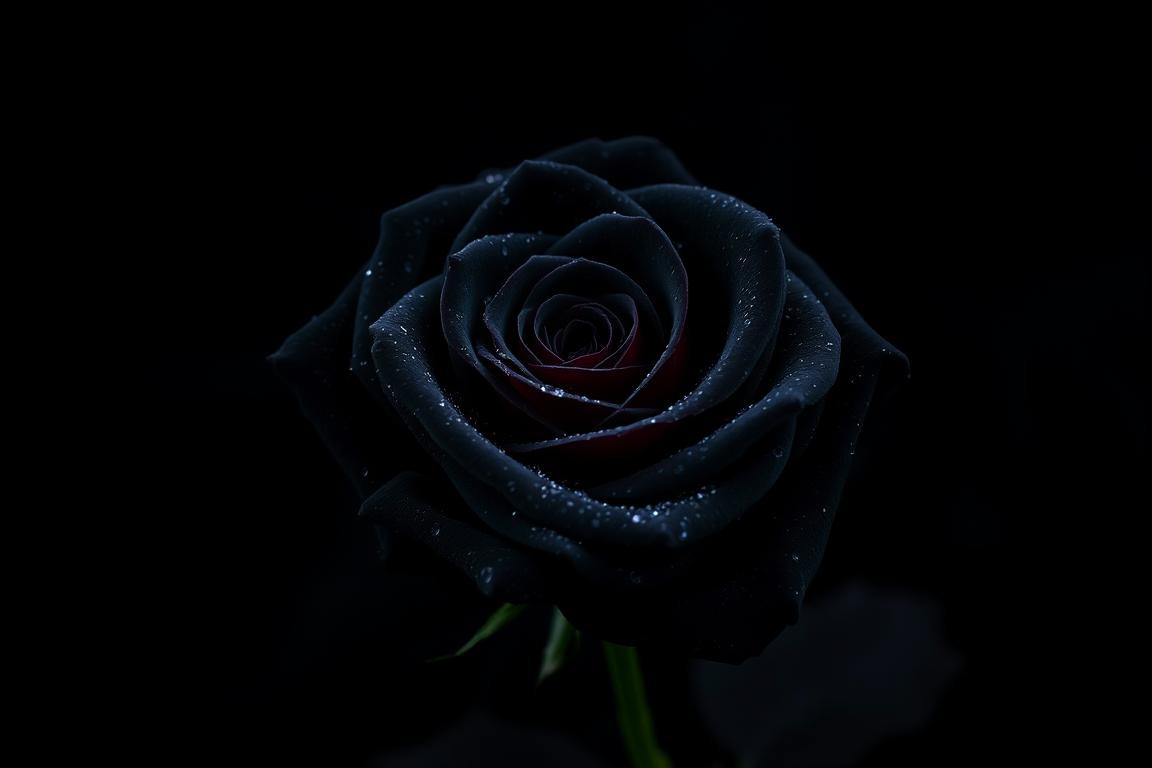 rose noir signification